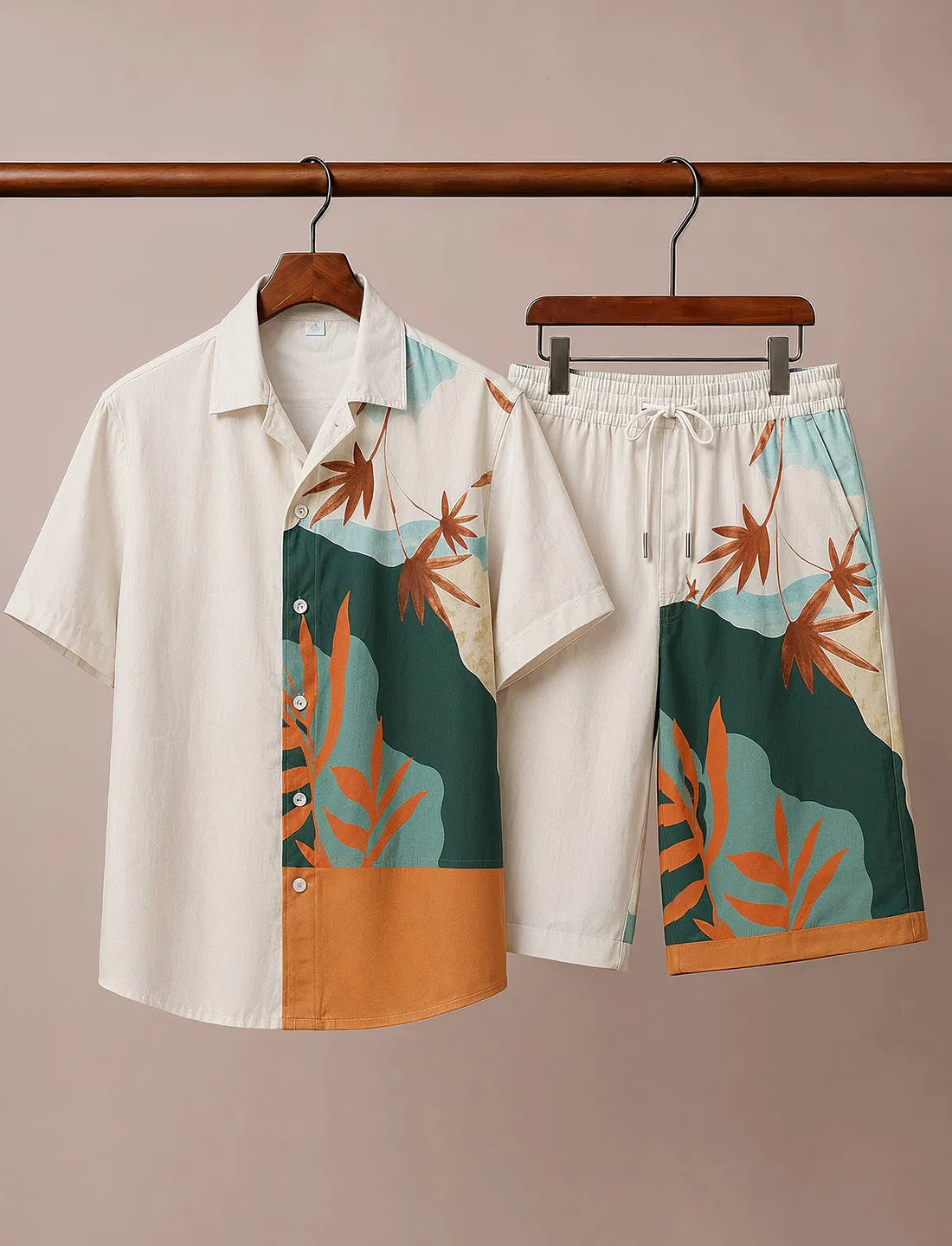 Men’s Beachside Botanical Co-Ord Outfit