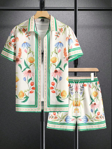Premium Multi-Color Floral Co-Ord