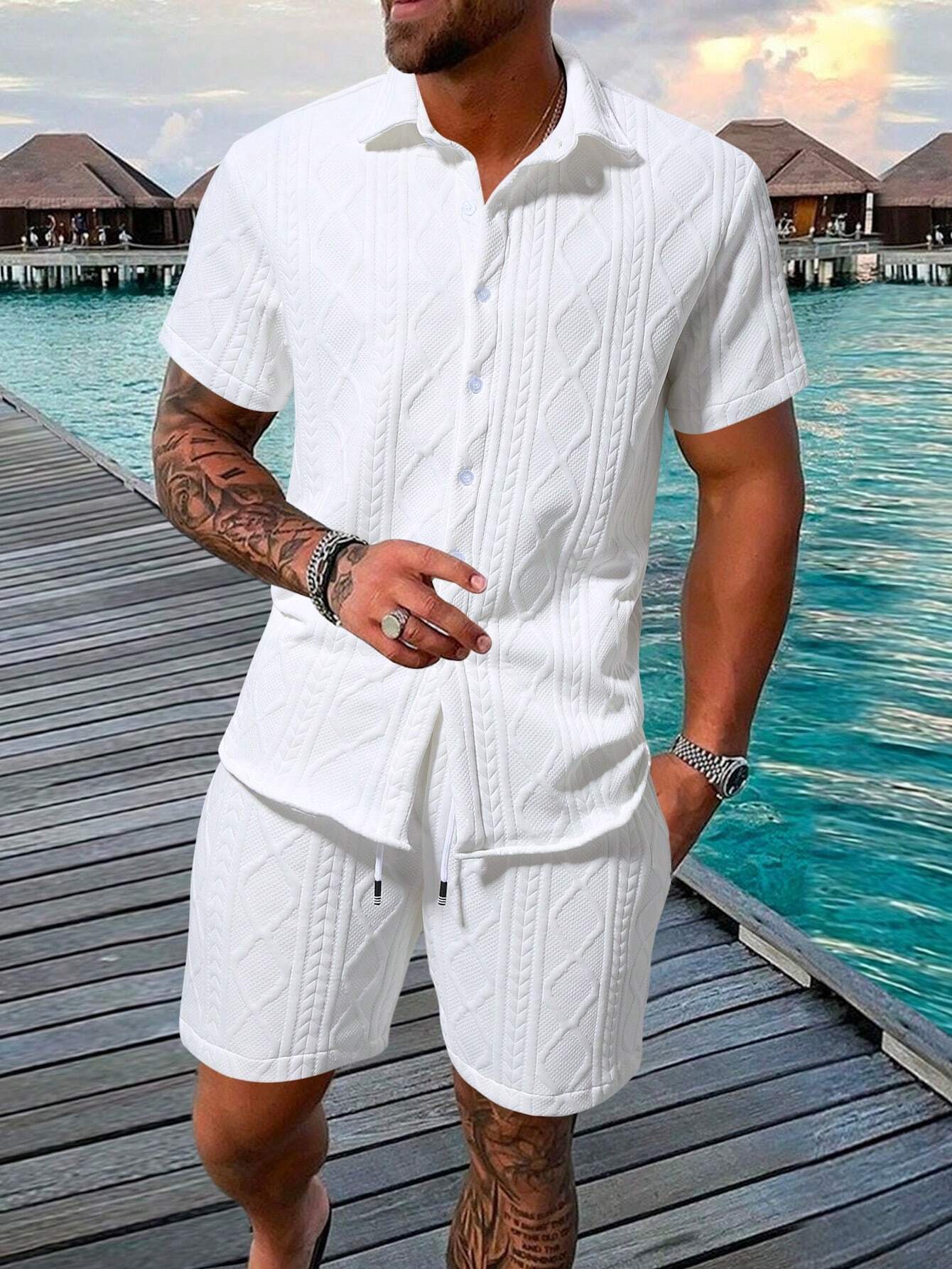 Summer Breeze White Co-Ord Set