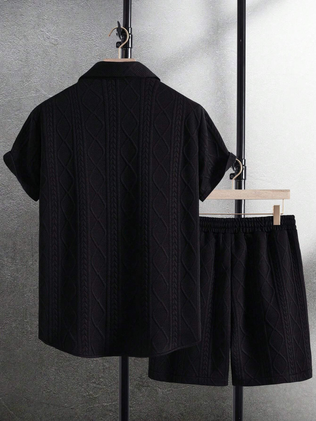 Men’s Stylish Black Lounge Set