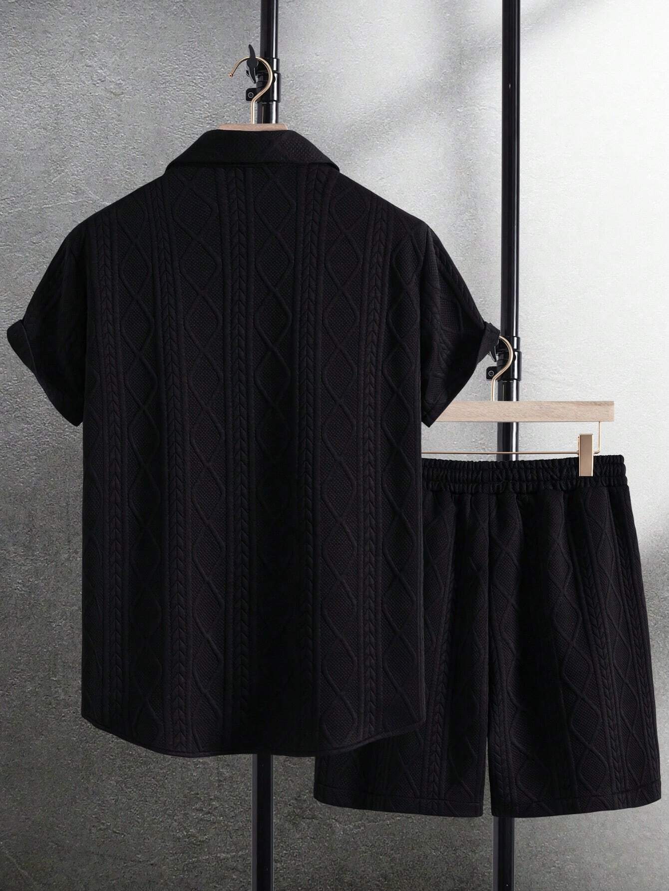 Men’s Stylish Black Lounge Set