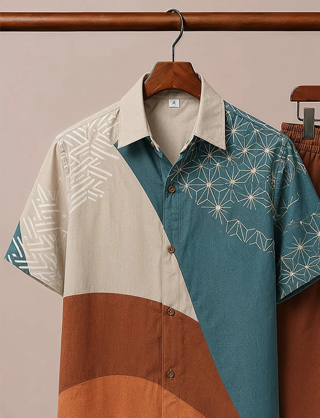 Men’s Terra Blue Summer Co-Ord Set