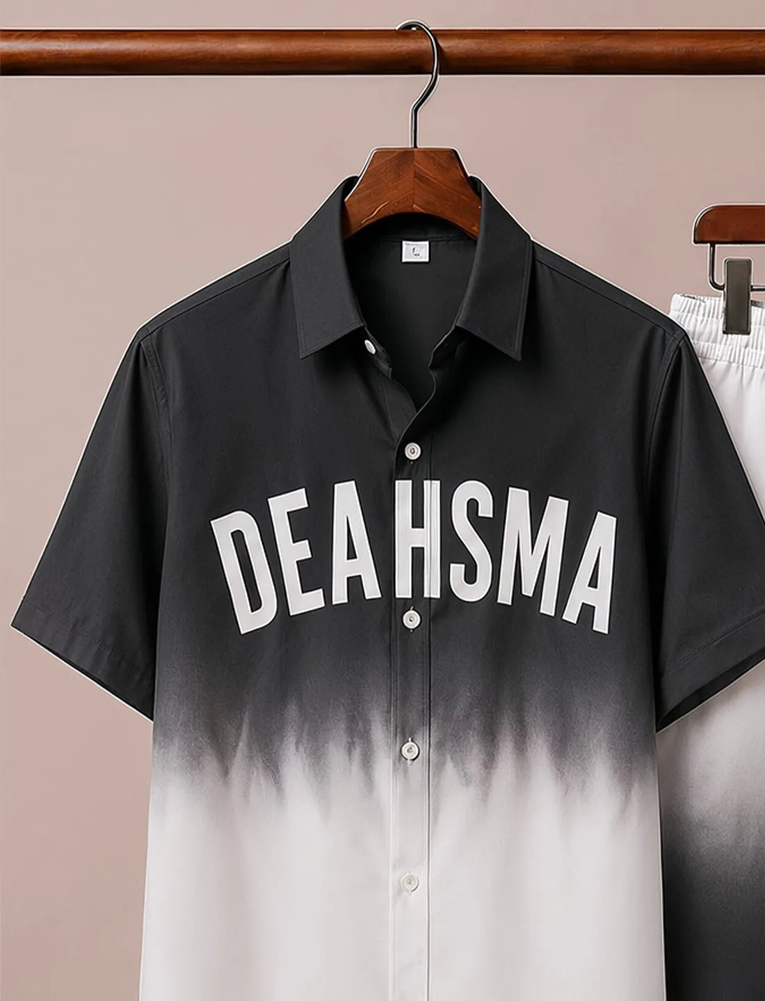 Men’s Black Mist Co-Ord Set