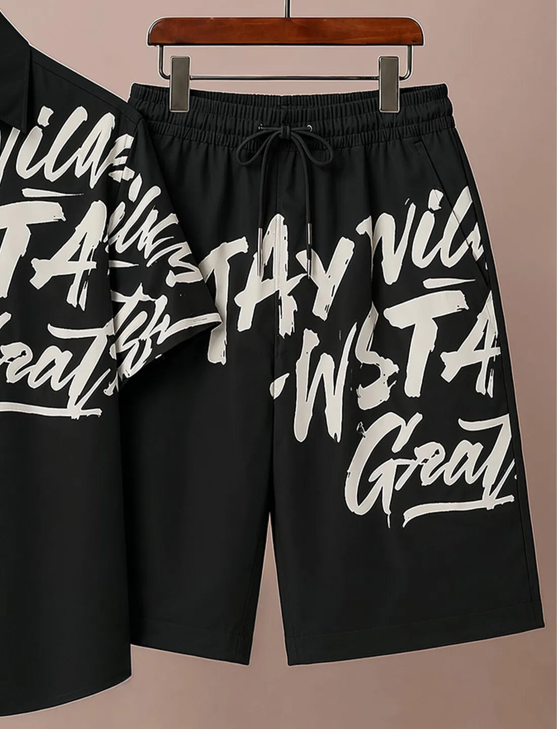 Men’s Stay Wild Graphic Co-Ord Set