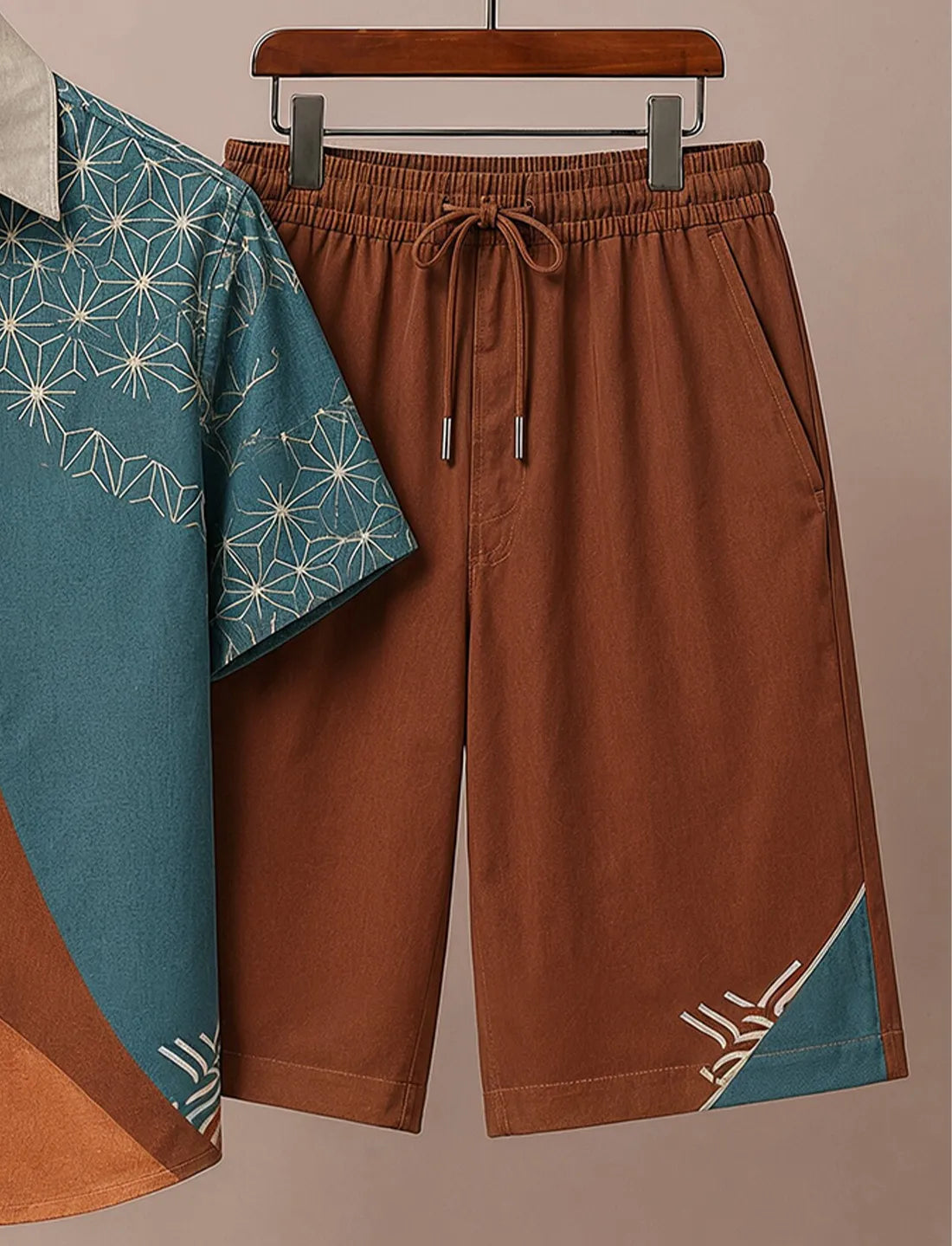 Men’s Terra Blue Summer Co-Ord Set