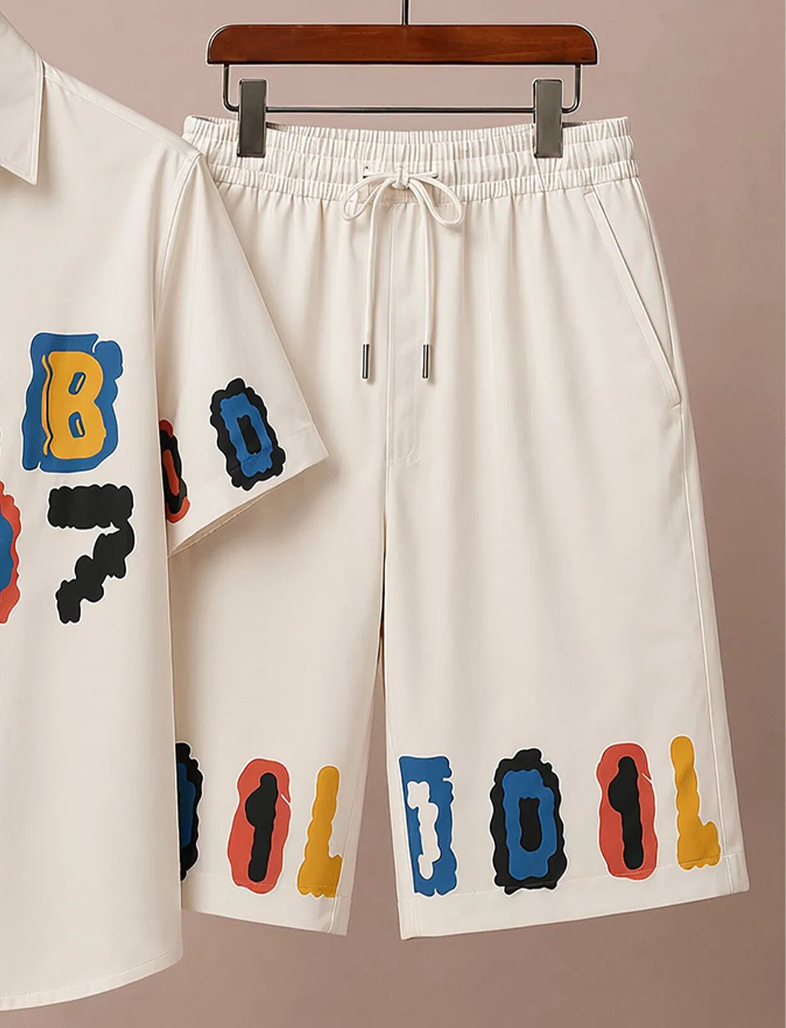 Men’s Color Pop Graphic Co-Ord Set
