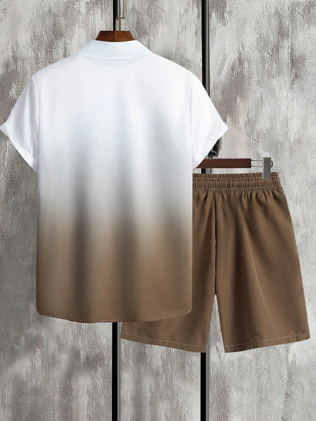 Men’s Premium Brown Gradient Co-Ord Set