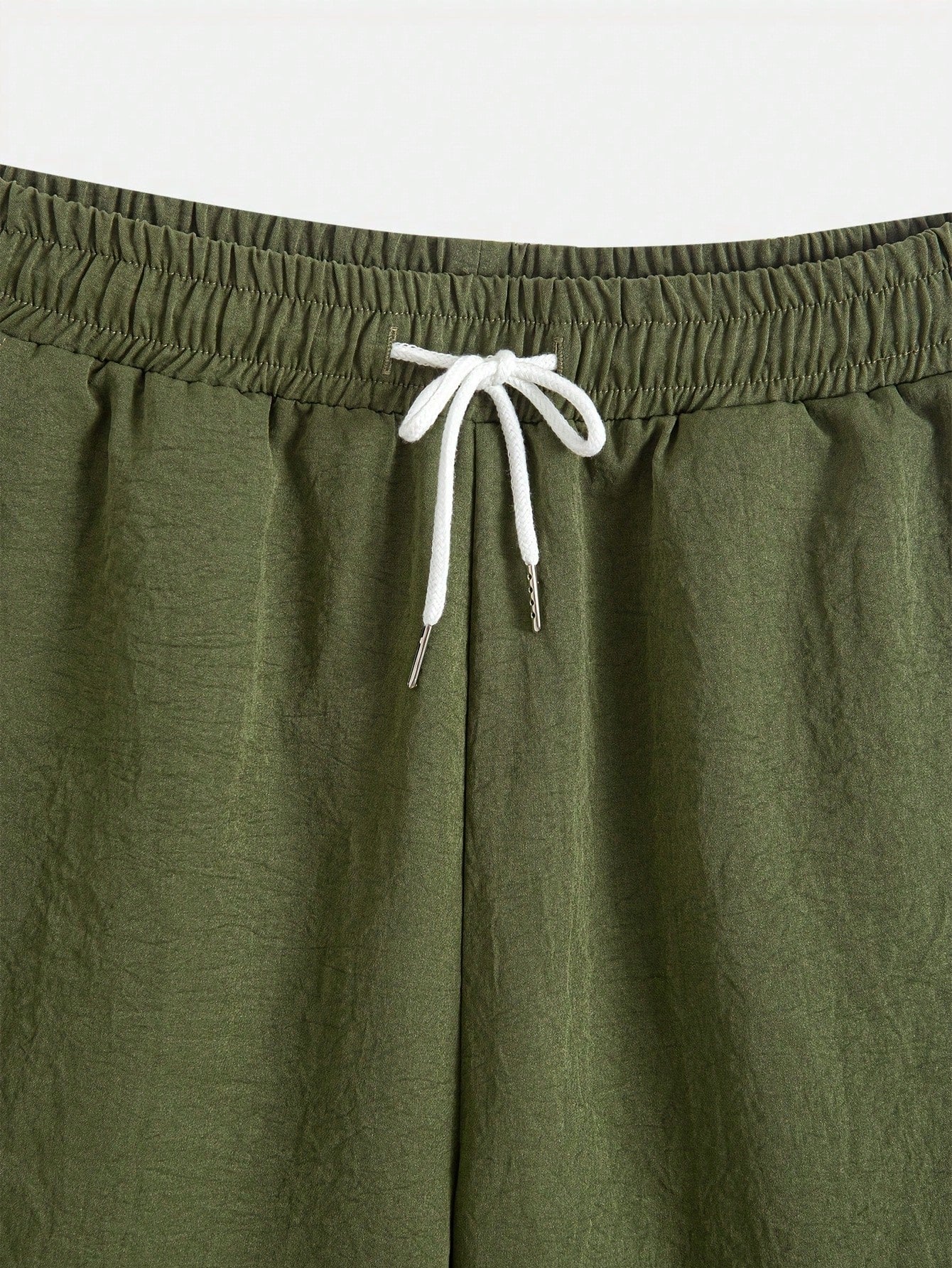 Men’s White & Olive Green Co-Ord Set