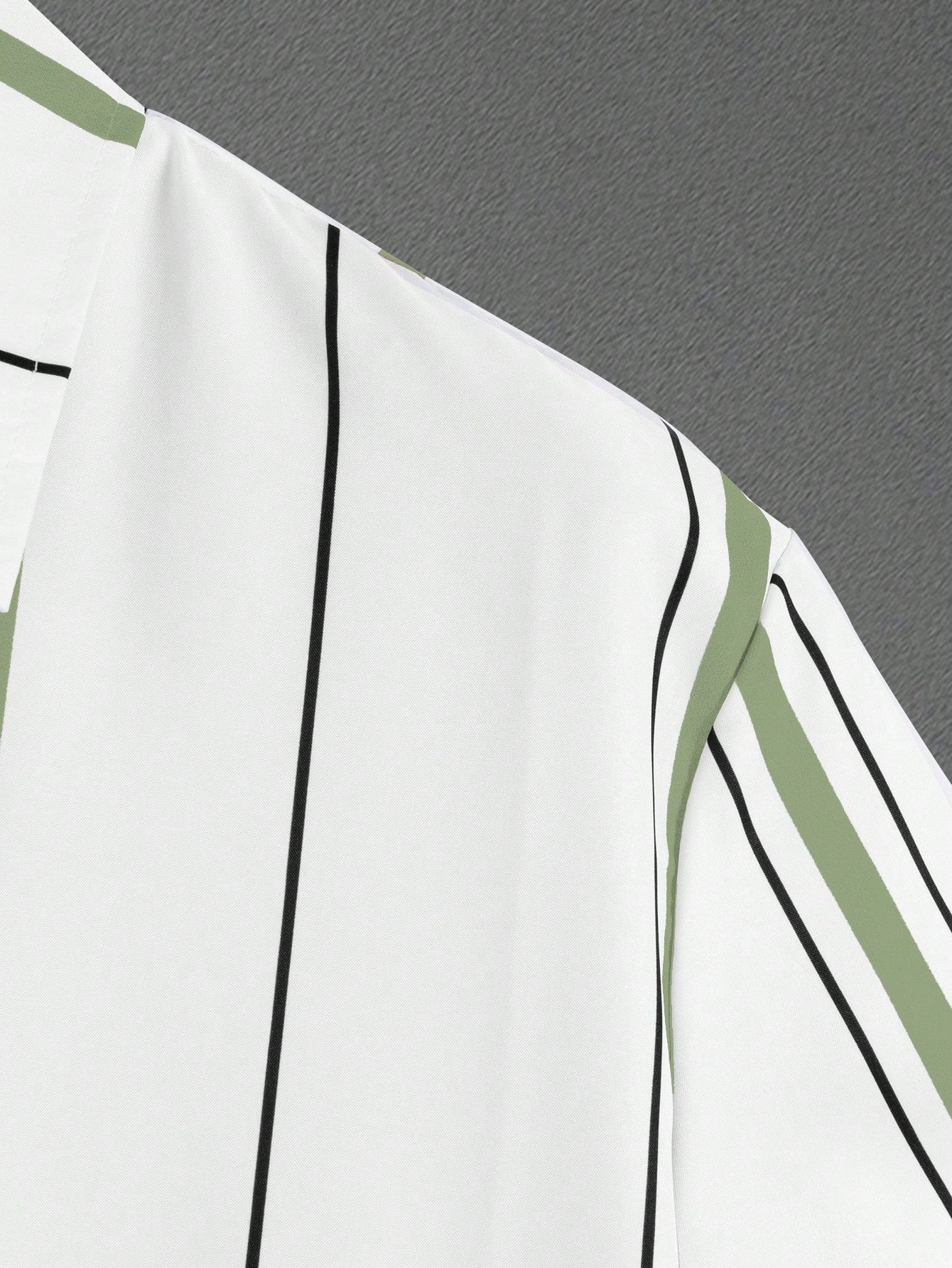 Sage Stripe Summer Co-Ord Set
