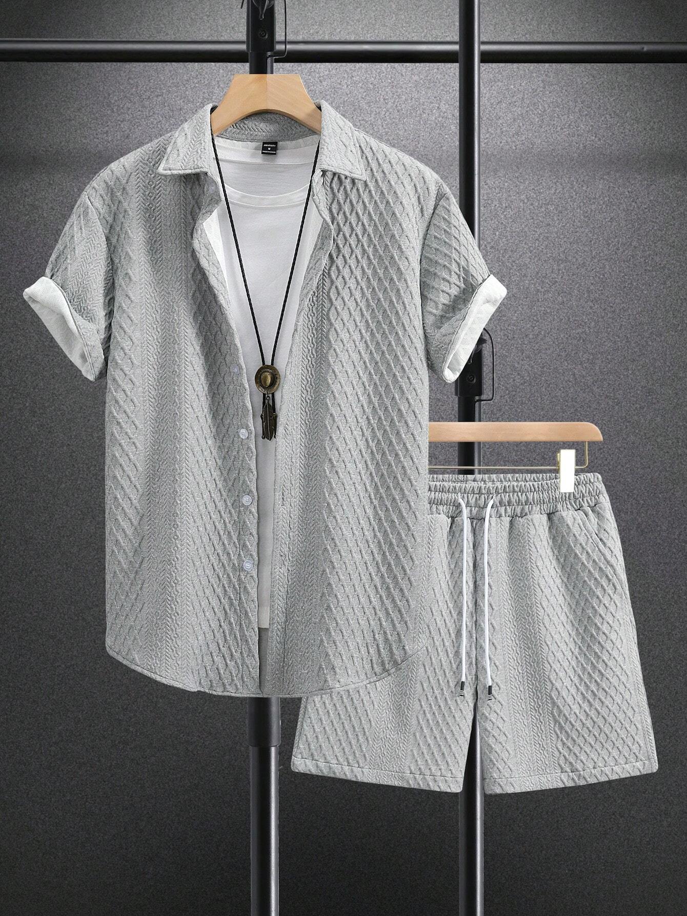 Silver Mist Textured Co-Ord Set