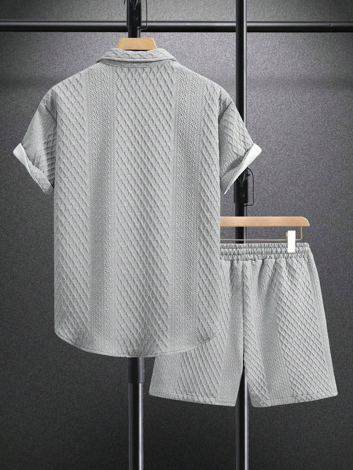 Silver Mist Textured Co-Ord Set